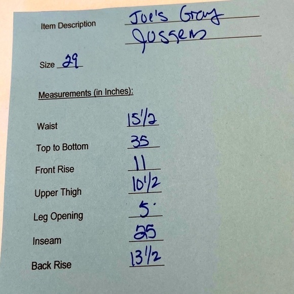 Joe’s Jeans Cool Gray Utility Joggers , Size: 29 - Picture 8 of 8